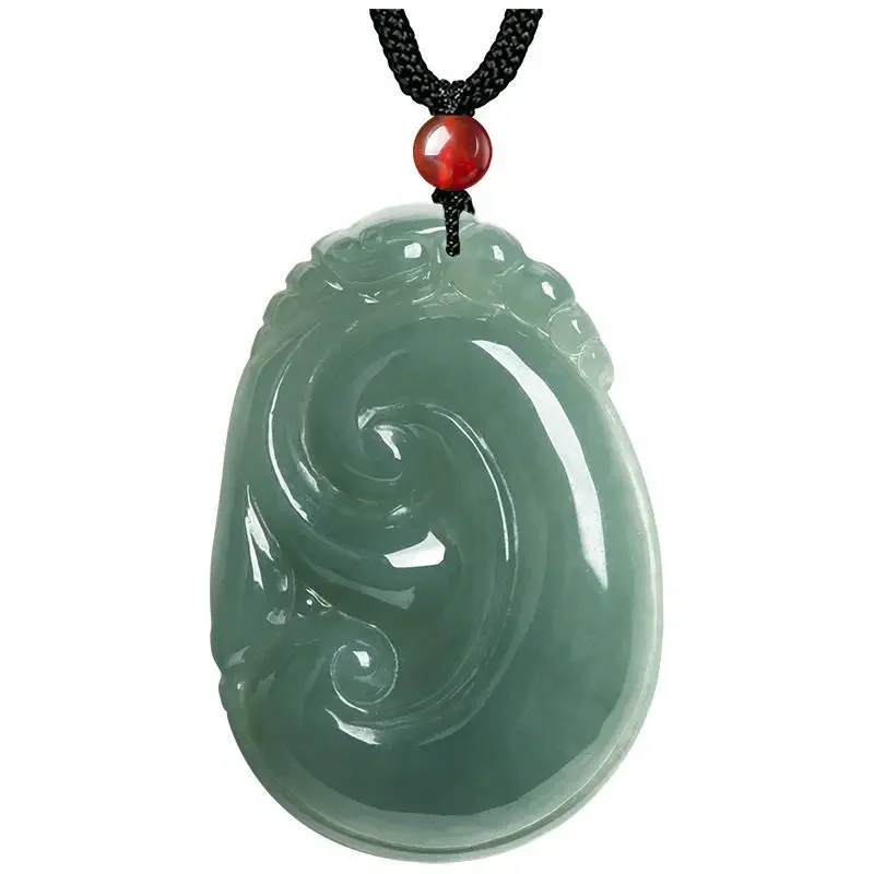 Natural Myanmar Jade Pendant Exquisite Jewelry Necklace Certificate Identification Eliminating Fatigue Ensuring Safe Jewelry