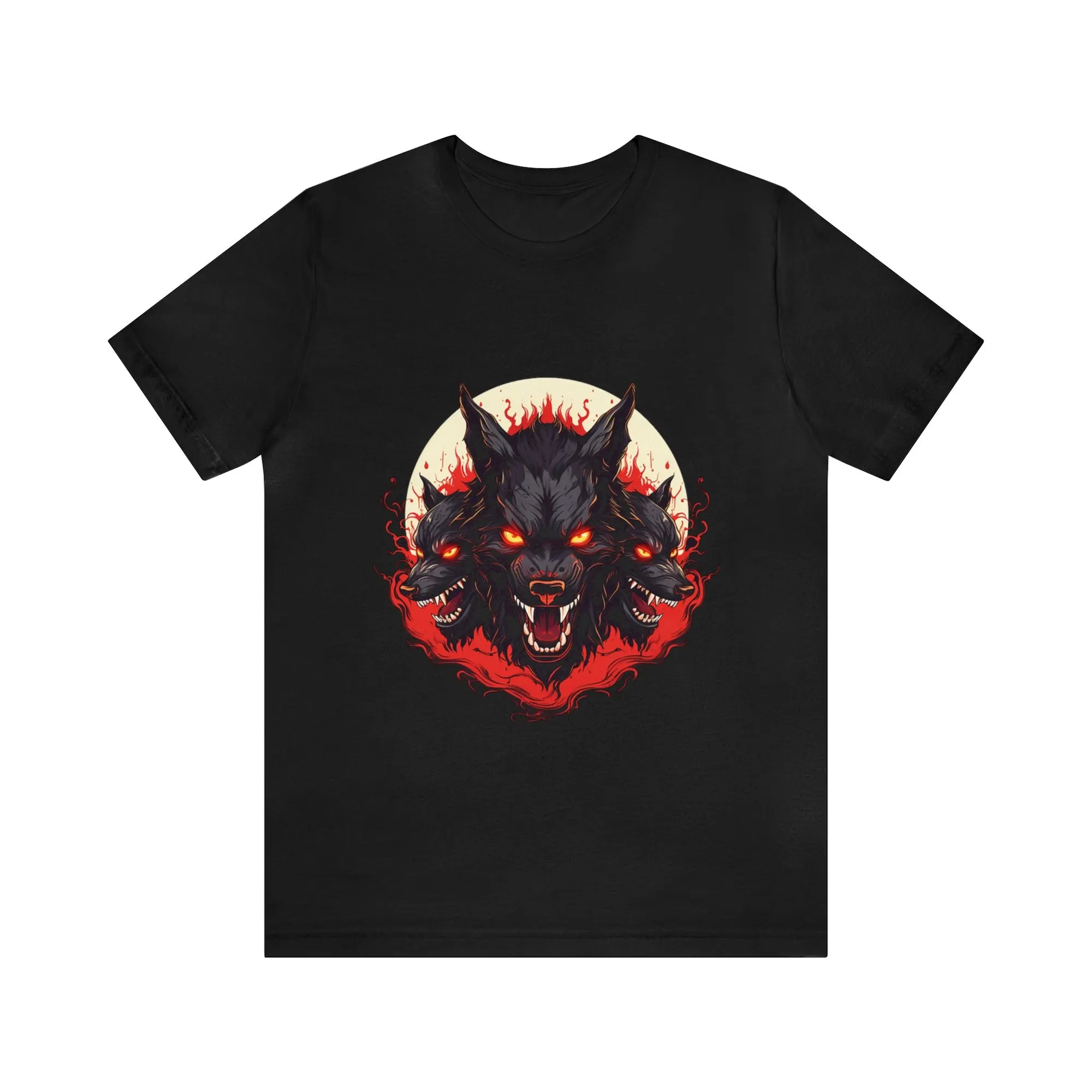 Cerberus T Shirt Mythical Dog Greek Mythology Three Headed Animal Lover Cool Unique Design