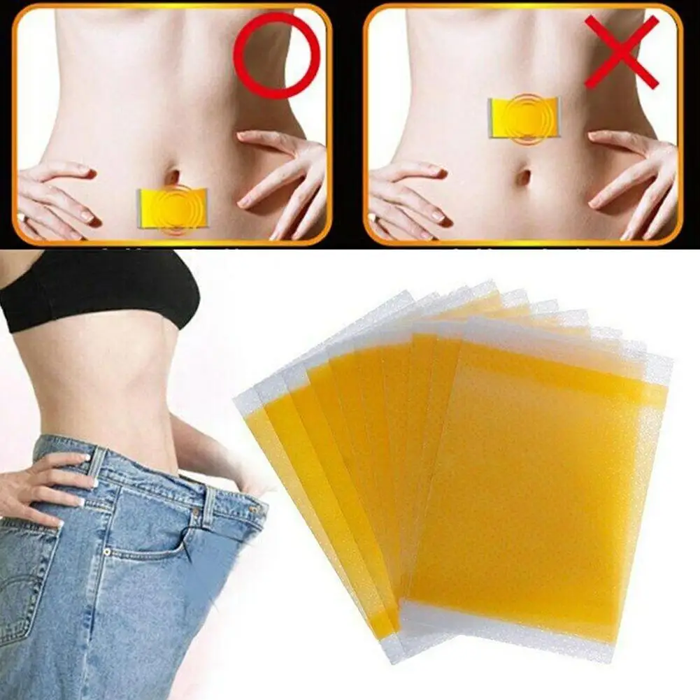 10 Stuks Gewichtsverlies Slanke Patch Vetverbrandende Navel Sticker Lichaam Buik Taille Verliezen Gewicht Afslankende Cellulitis Vet Lichaamsvormende Patch