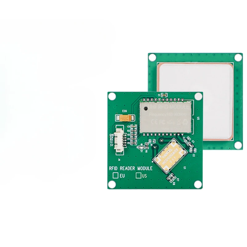 Reading and writing module UHF chip RF identification reader 915M antenna integrated card reader