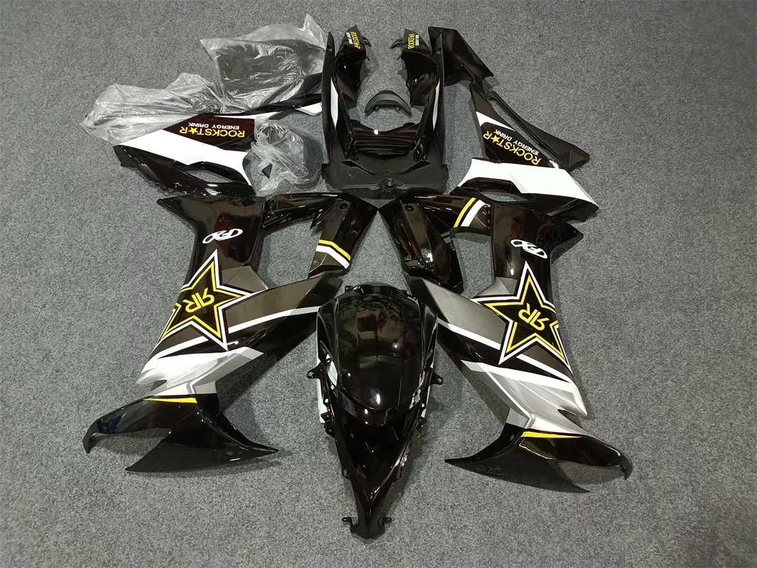 New ABS Whole Motorcycle Fairings Kit Fit for Kawasaki Ninja ZX-10R ZX10R 2008 2009 2010 08 09 10 Bodywork set Black