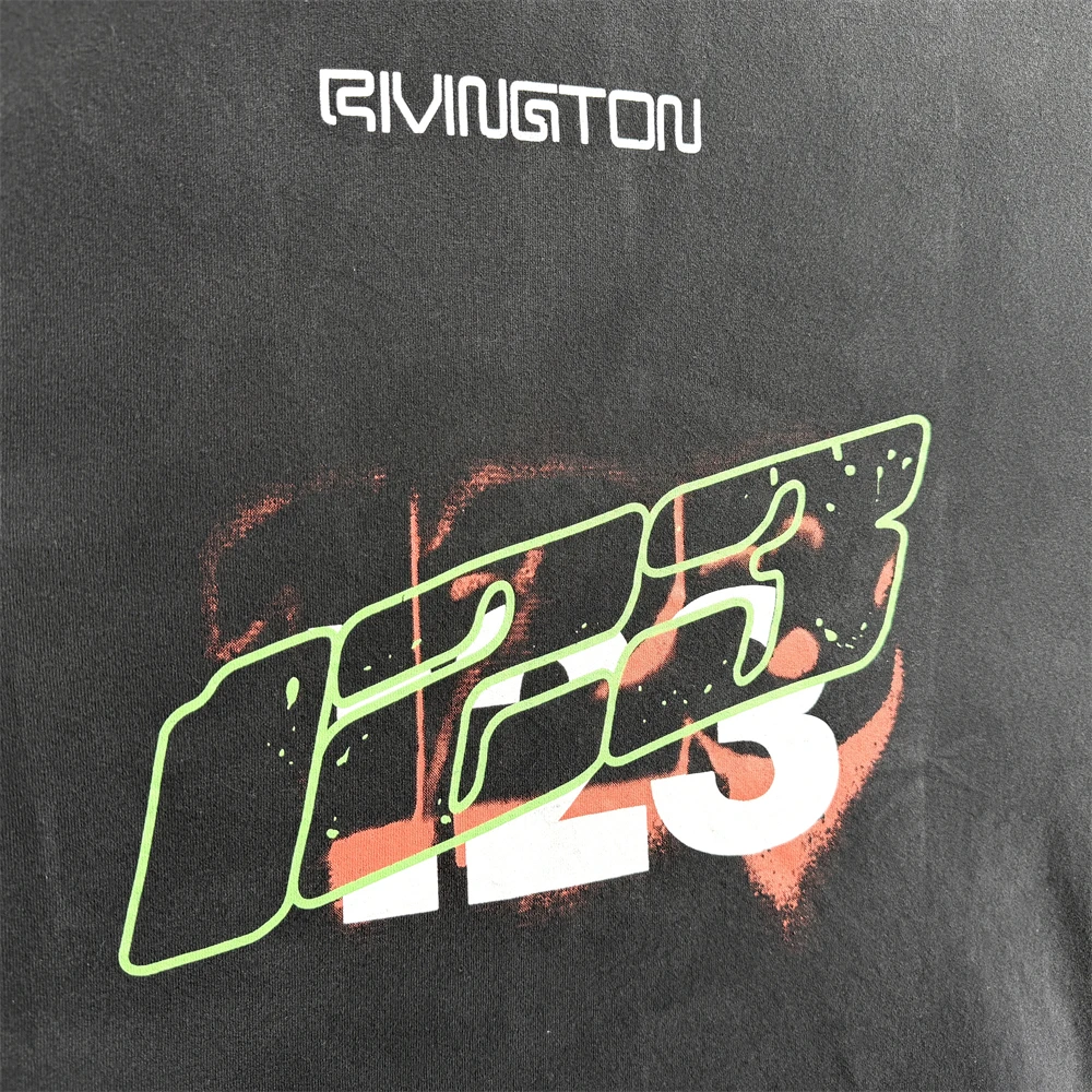 لطيفة غسلها RRR 123 كم قطع تي شيرت الرجال النساء عالية الجودة RRR-123 تانك الأعلى تي شيرت المحملة القمم