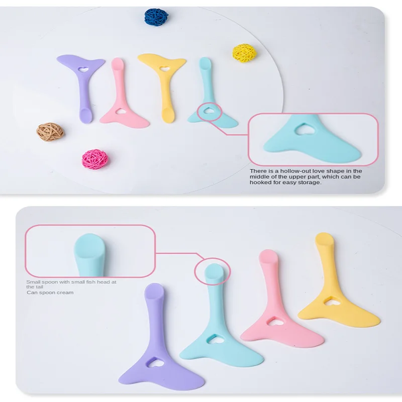 Maquillaje multifuncional, delineador de ojos, ayuda para pestañas, sombra de ojos, lápiz labial, herramientas de belleza de silicona para posicionamiento