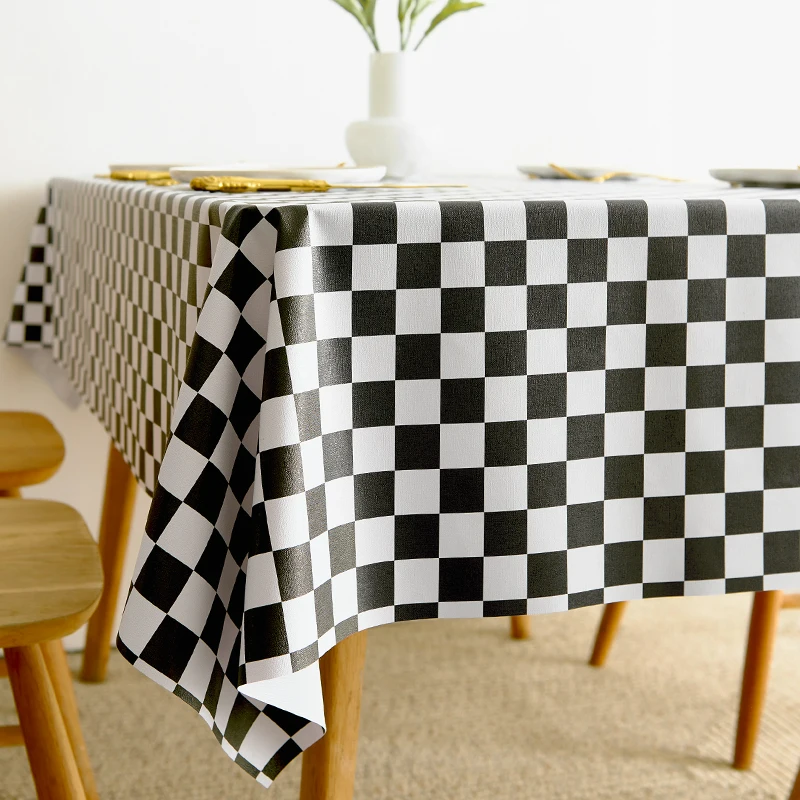 F15 waterproof and oil-proof wash-free garden desk high-grade dining table cloth coffee table mat