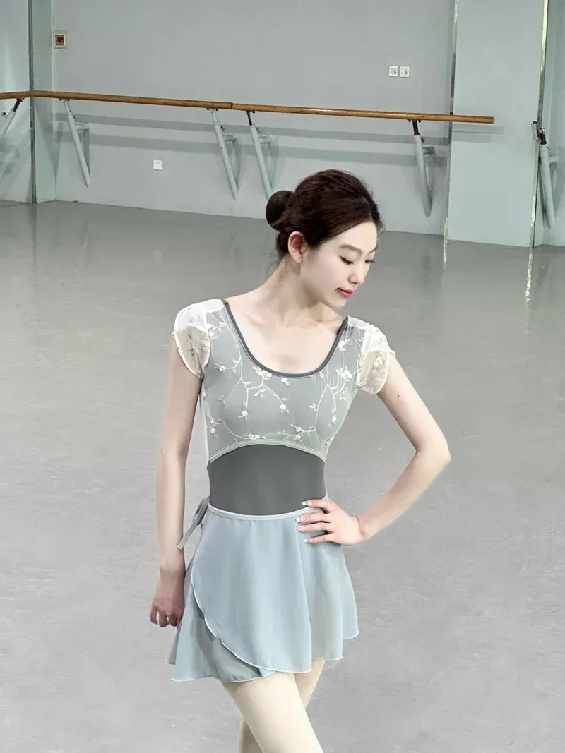 

Ballet Gymnastics Dancing Leotard Women 2024 New Arrival Daily Exercise Dance Clothes Adult Elegance Ballet Dance Coverall