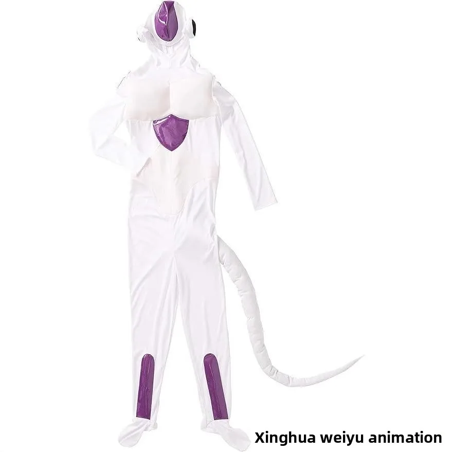 بدلة الجسم ذات التغطية الكاملة، أزياء الهالوين فريزا، ملابس أداء مسرحية ضيقة