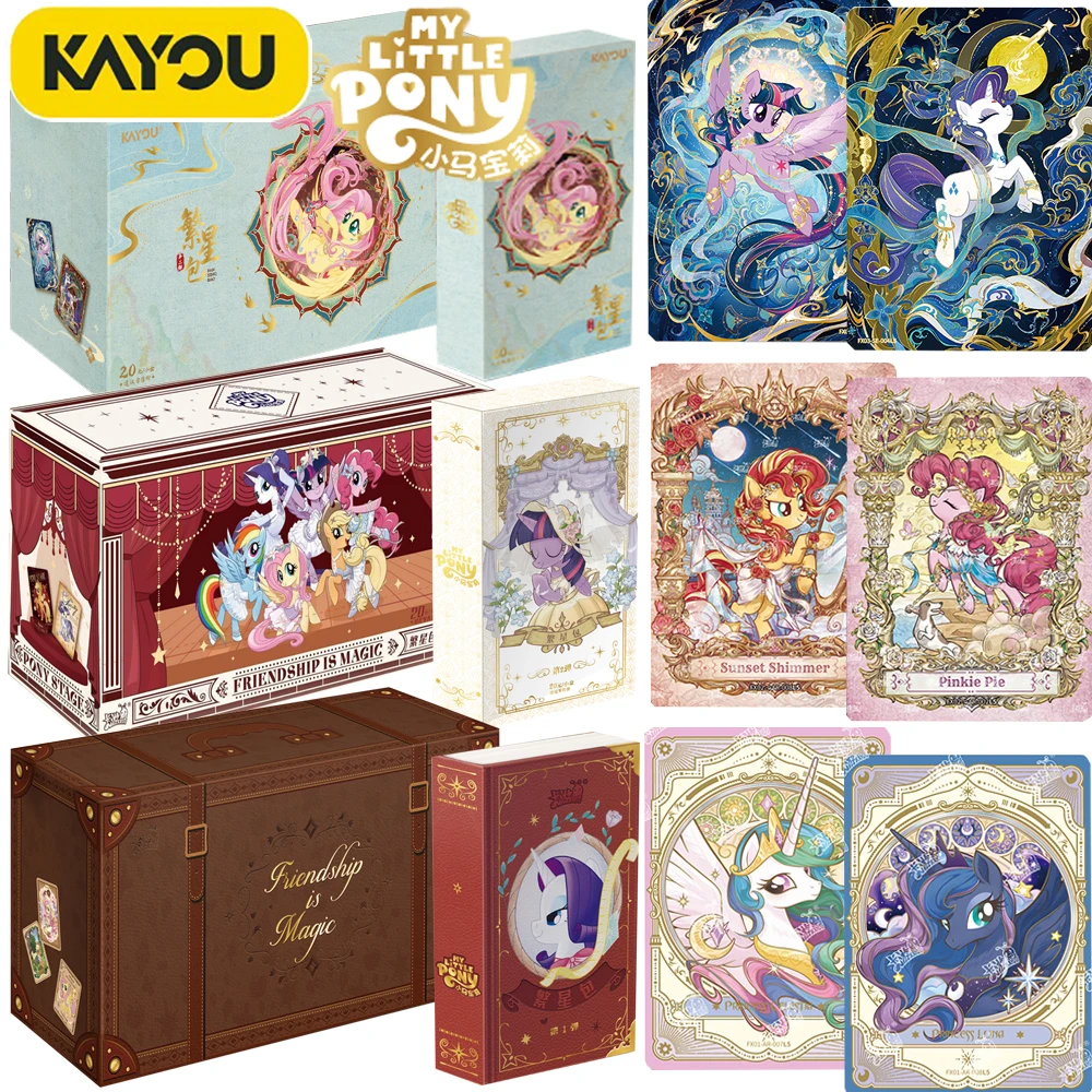 new-kayou-original-my-little-pony-collection-cards-animation-art-friendship-rare-limited-ballet-theme-figure-card-exquisite-gift