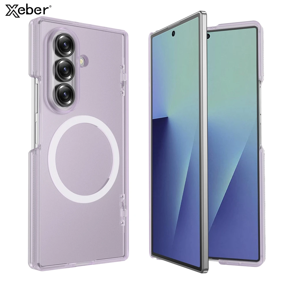 Z Fold8 Ultra Slim Matte Candy Color For Magsafe Case For Samsung Galaxy Z Fold 8 Ultra 7 Dual Axis Clear Shockproof PC Cover