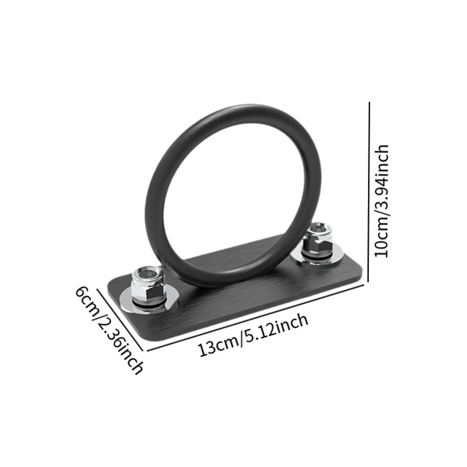 Battle Rope Wall Ceiling Mount Bracket Organizer Carbon Steel for Resistance Band and Suspension Straps Home Gym