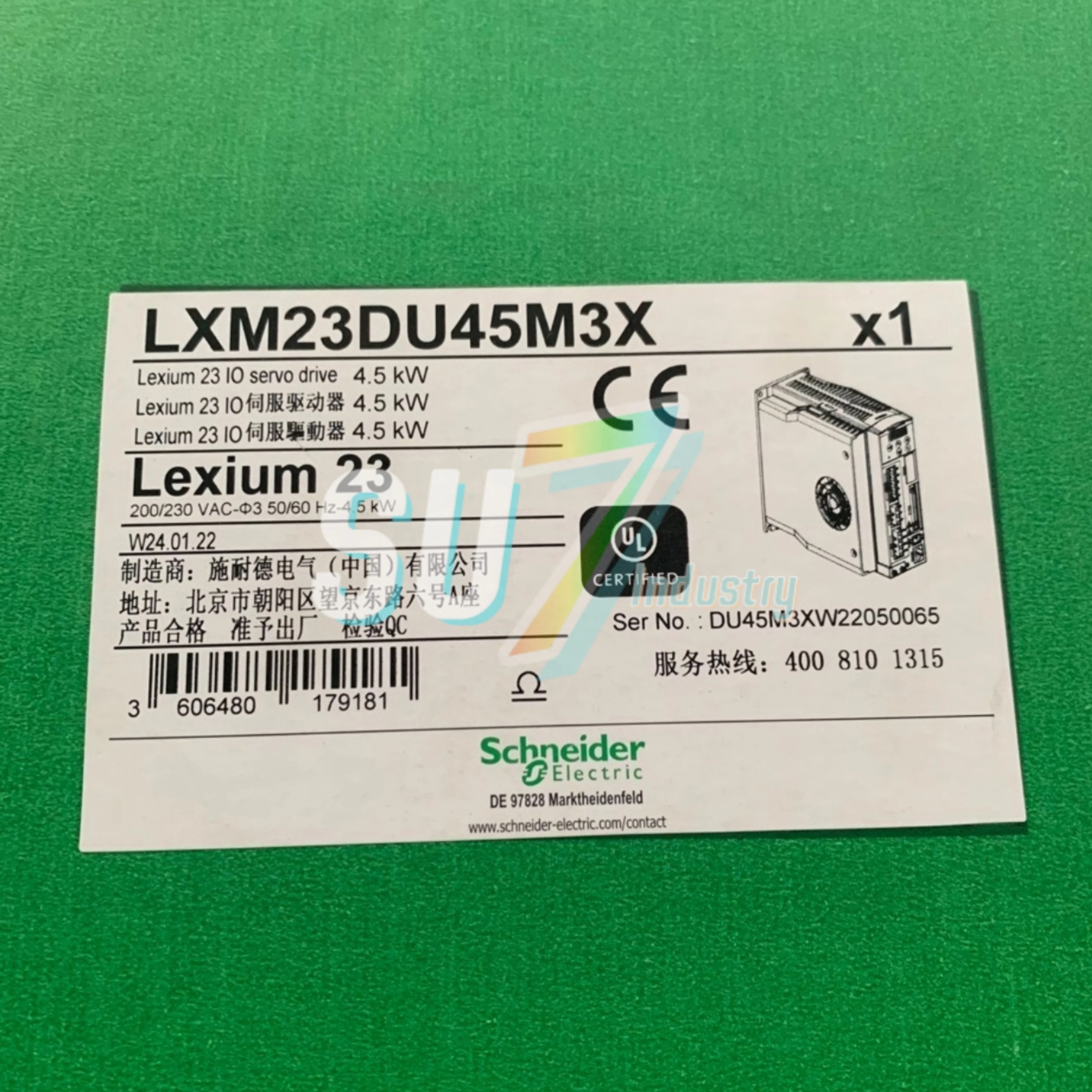 Servo Driver Novo original LXM23DU45M3X LXM62PD84A11000