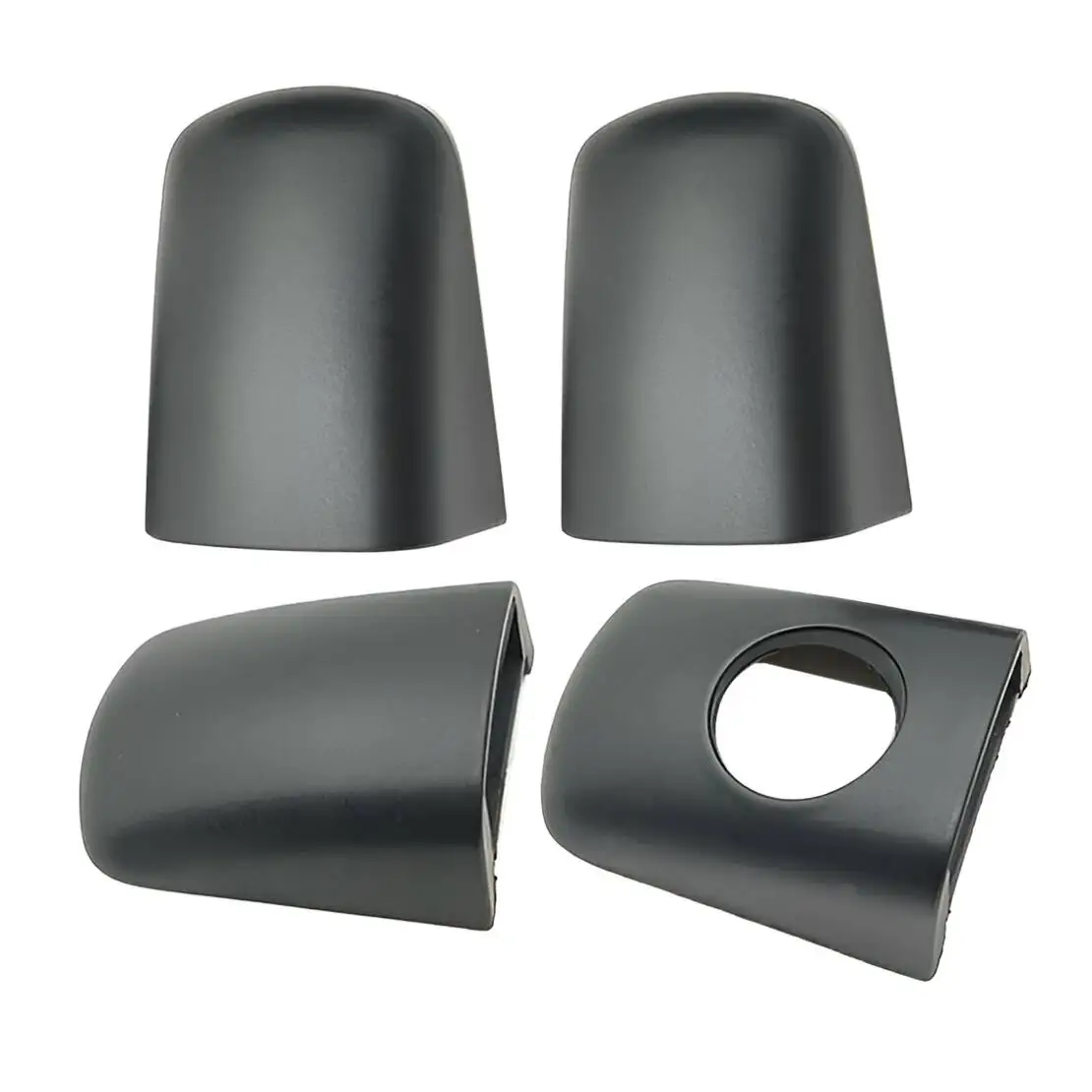 9101GG 9101JS 9101JR 9101GE 1 Set Exterior Door Handle End Cap Cover Trim Fit for Citroen Berlingo B9 C3 C4 Picasso Matte Black