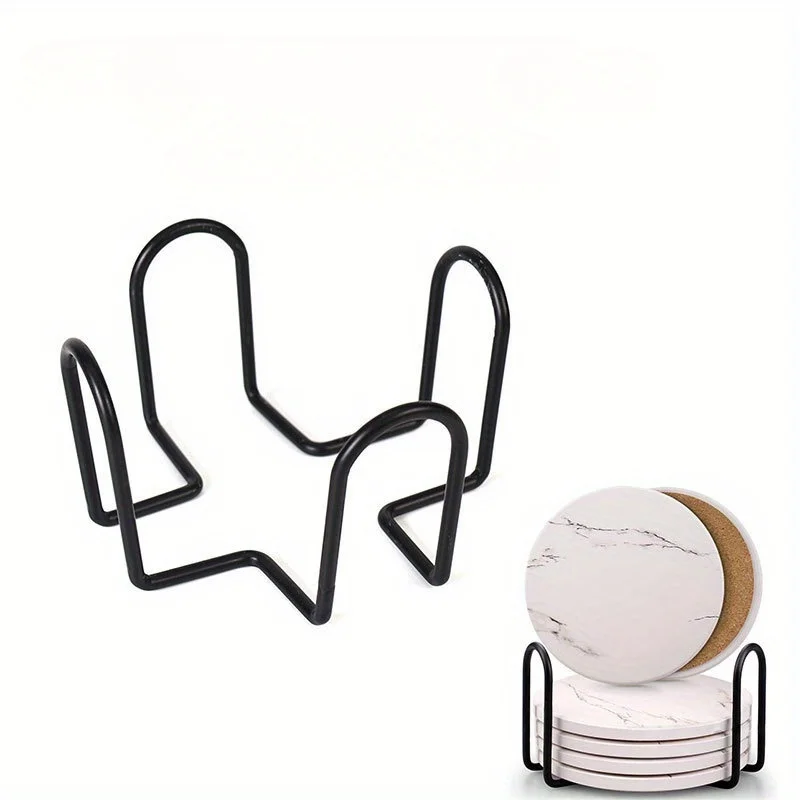 1Pc Coaster Holder Mat Storage Rack - Kitchen Table Mat for Tea Coffee Mug Placemat Organizer - Kitchen Accessories