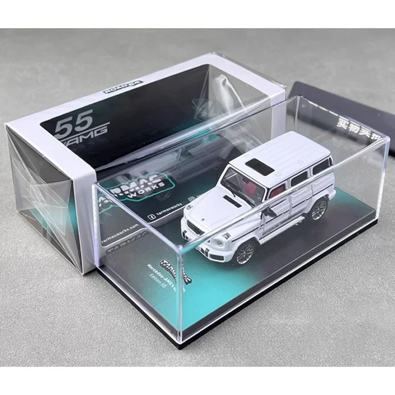 Tarmac Works 1/64 메르세데스 벤츠 AMG G63 에디션 55 합금 장난감, 모터 자동차 다이캐스트 금속 모델 선물