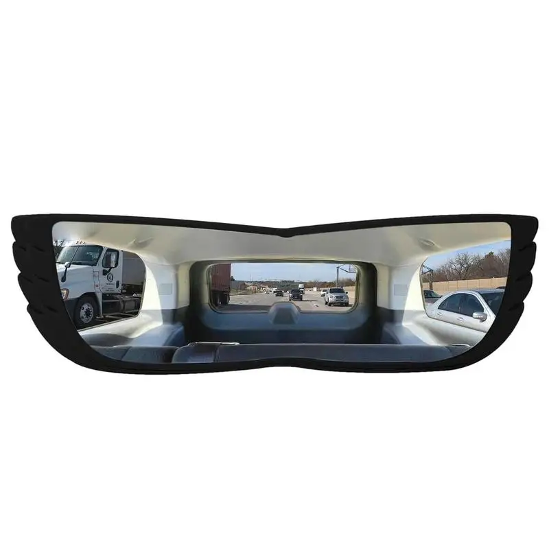 12 Inch Wide Angle Car Accessories Interior Aesthetic Rearview Mirror Accessories Wide-Angle Rearview Mirror For Cars SUV