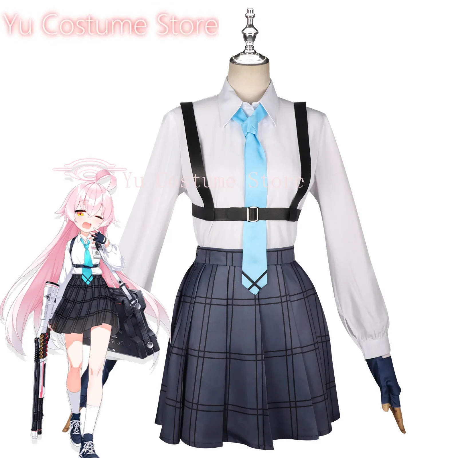 

Blue Archive Takanashi Hoshino Subdue Women Cosplay Costume Cos Game Anime Party Uniform Hallowen Play Role Clothes Clothing