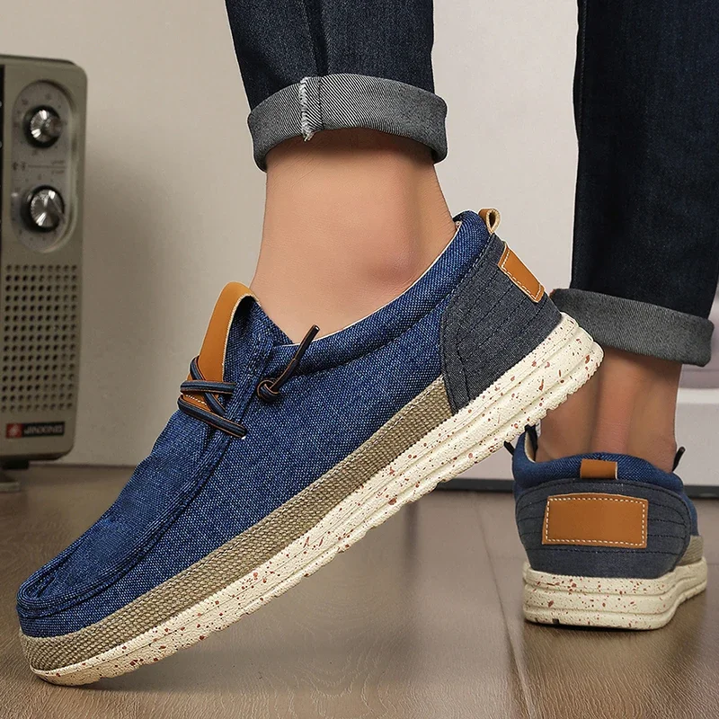 

Men Casual Shoes Fashion Flexible Men's Casual Sneakers Breathable Slip-on Male Loafers Anti-slip Soft Walking Shoes 39-48 Male
