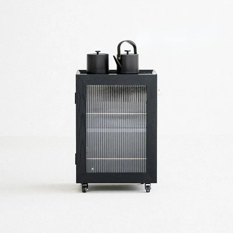 

Hot SalesAsh Wood Silent Wind Tea Cabinet Carbonized Black Tea Table-Side Cabinet Boiling Table Full-Automatic Water Feeding Tab