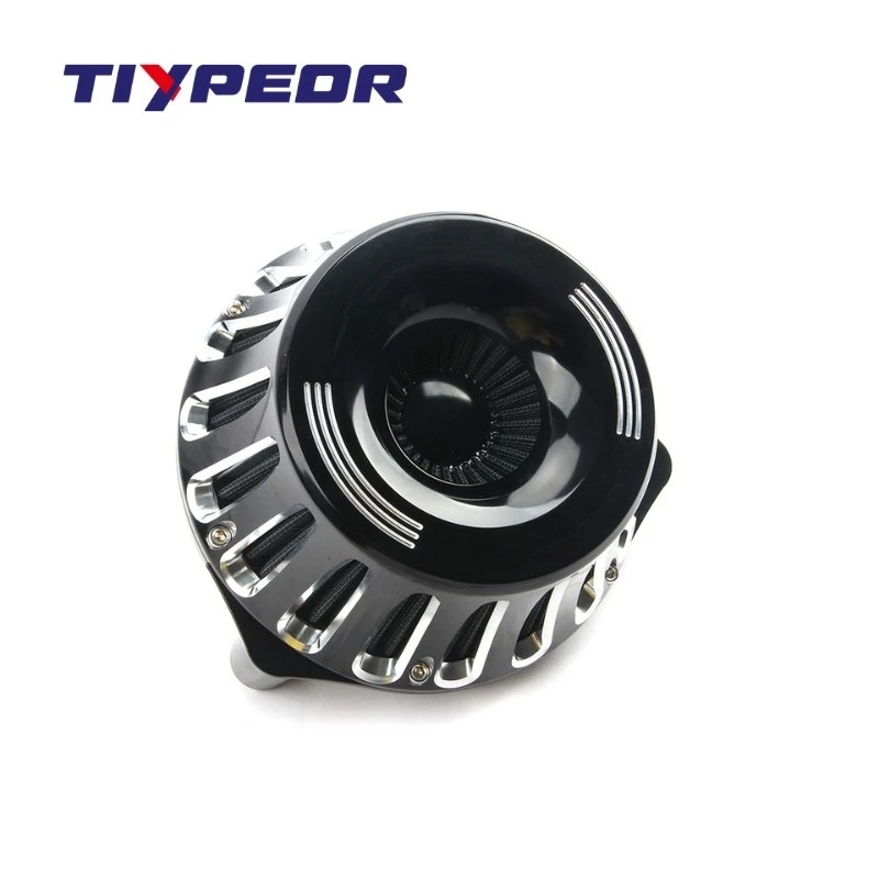 TIYPEOR CNC High Flow Air Cleaner Intake Filter Performance Air Intake Kit For Harley Sportster Dyna Softail Touring Road King