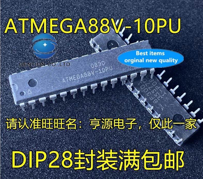 

5 шт. ATMEGA88V ATMEGA88PA-PU ATMEGA88V-10PU чип микроконтроллера в наличии 100% новый и оригинальный
