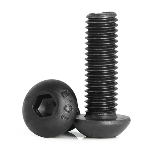 Imagen 2 del producto 100/ 50/ 20/ 10/ 5/ 2/ 1 Uds M1.6 M2 M2.5 M3 M4 M5 M6 M8 M10 M12 Grado10.9 tornillos de cabeza de botón redondo Iso7380