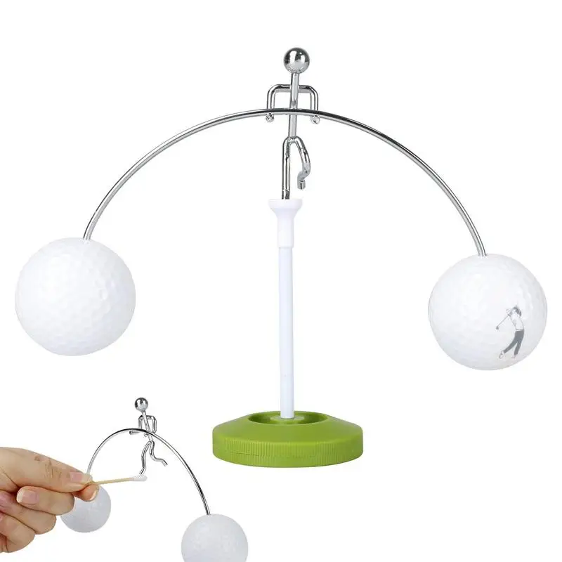 

Kinetic Desktop Toy Physics Balance Science Golf Ball Balancing Tumblers Weightlifter Stress Relief Sculpture Decompressive Toys