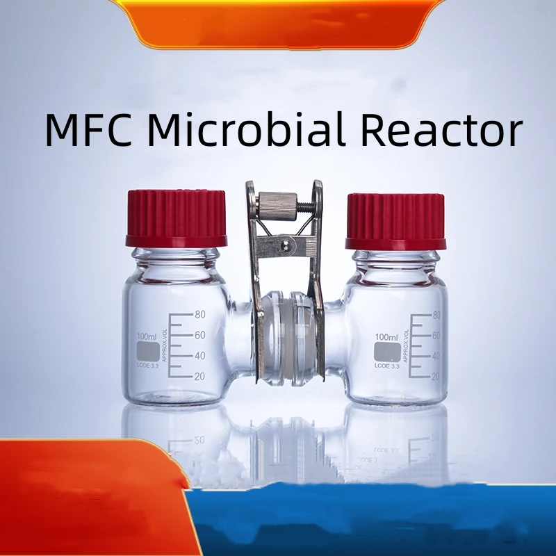 MFC-Reaktor/Klemm protonen austausch membran Chemischer Reaktor для микробиелл Brennstoffe lektrolyse zelle (Doppel kammer)