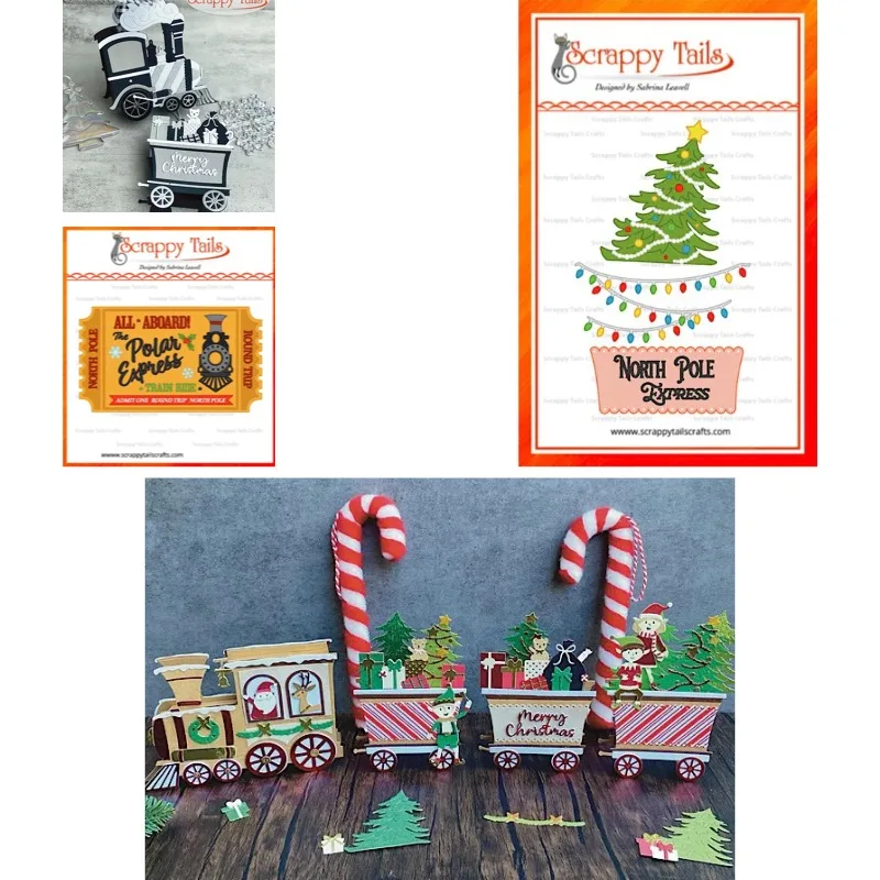 Put on a Christmas Hat and Scarf Metal Cutting Dies Slimline Essentials Scrap Booking Card Stencil Cut Die for DIY Handmade Card