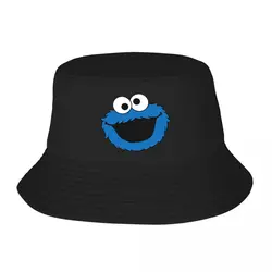 Cookie Monster  Bucket Hats Panama For Kids Bob Hats Fashion Fisherman Hats Summer Beach Fishing Unisex Caps