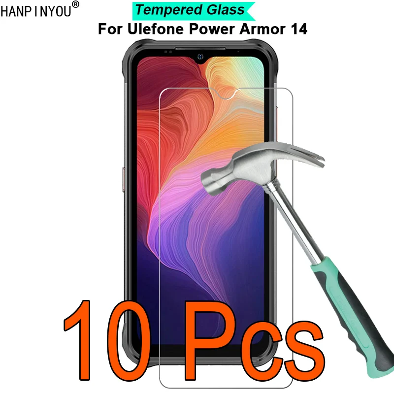 10 шт./лот для Ulefone Power Armor 14 Pro 9H твердость 2.5D ультратонкое Закаленное стекло Защитная пленка для экрана