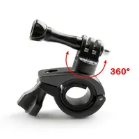 360 Degree Rotation Bike Bicycle Motorcycle Handlebar Handle Bar Mount Holder for Gopro Hero 11 10 9 8 7 6 5 Camera Accessories