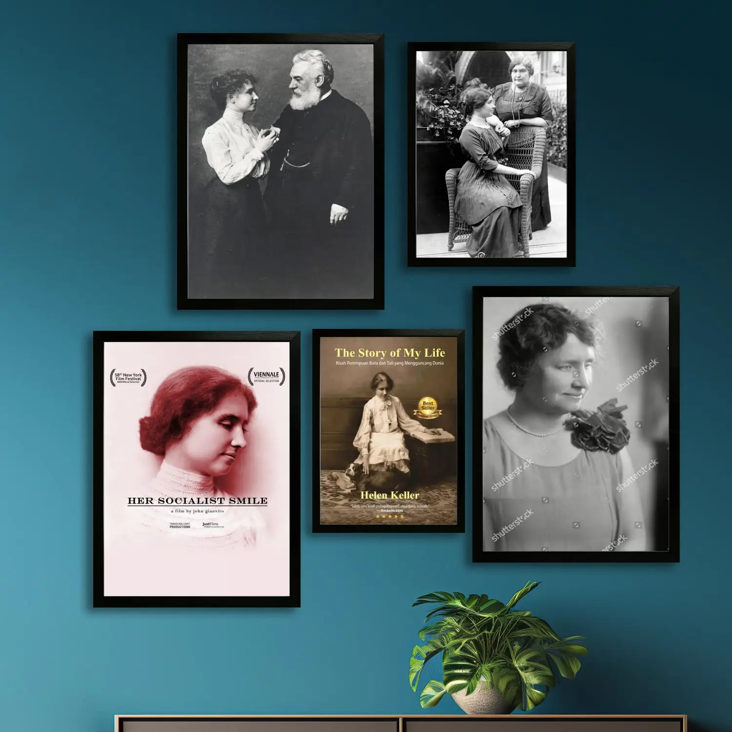 Helen Keller Canvas Art Poster and Wall Art, Picture Print, Modern Family Bedroom Decor,Decorative painting