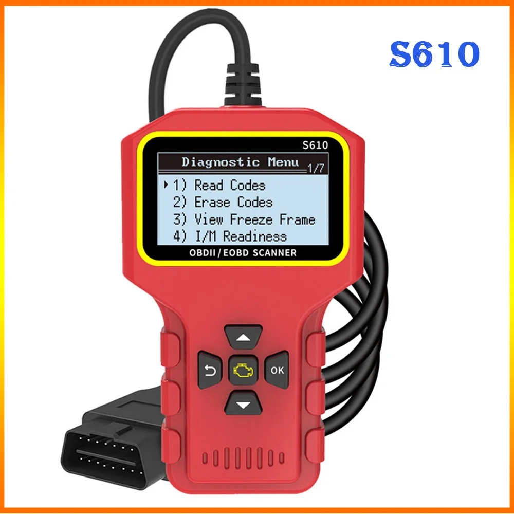 

S610 Upgraded Car Code Reader Card, Car Diagnostic Tool, Fault Code Detector Tool OBD2 Repair tools，Automotive inspection tools