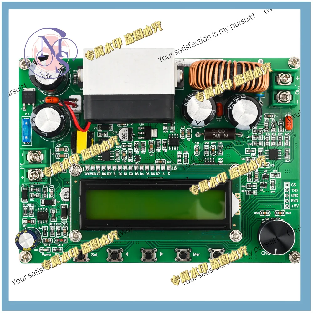 0-60V 0-90V digital display adjustable DC-DC buck regulator, constant current high-power power supply