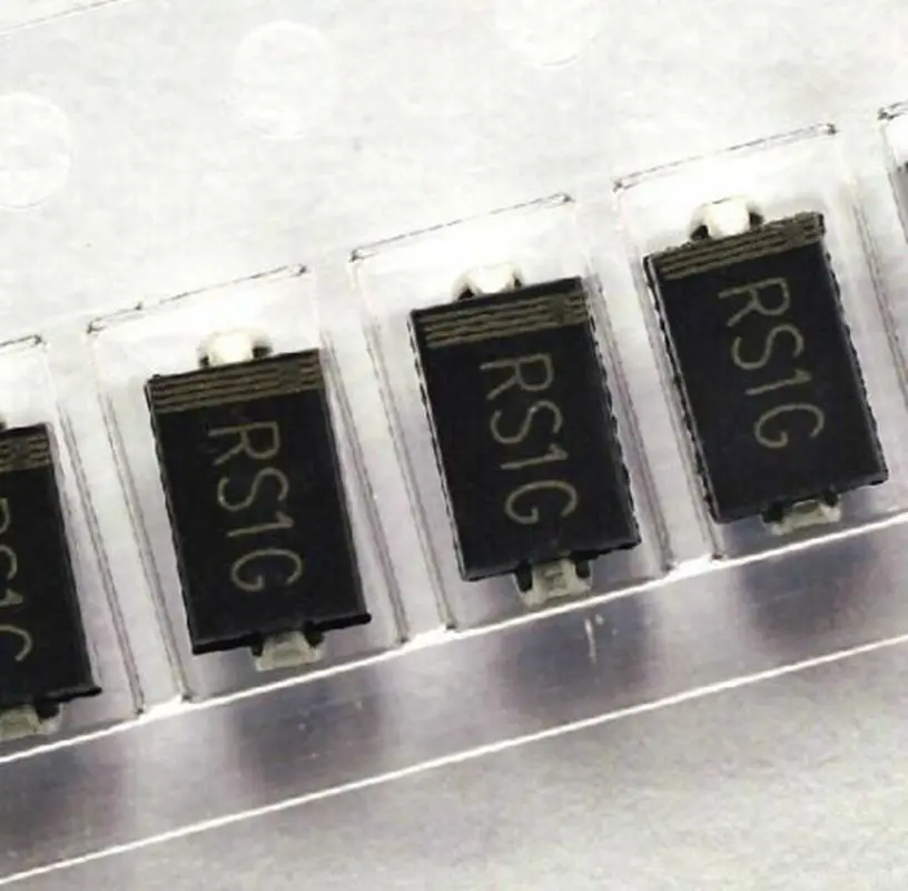 100pcs Fr104 Rs1g 1a 400v Sma Do-214ac Fast Recovery Diode