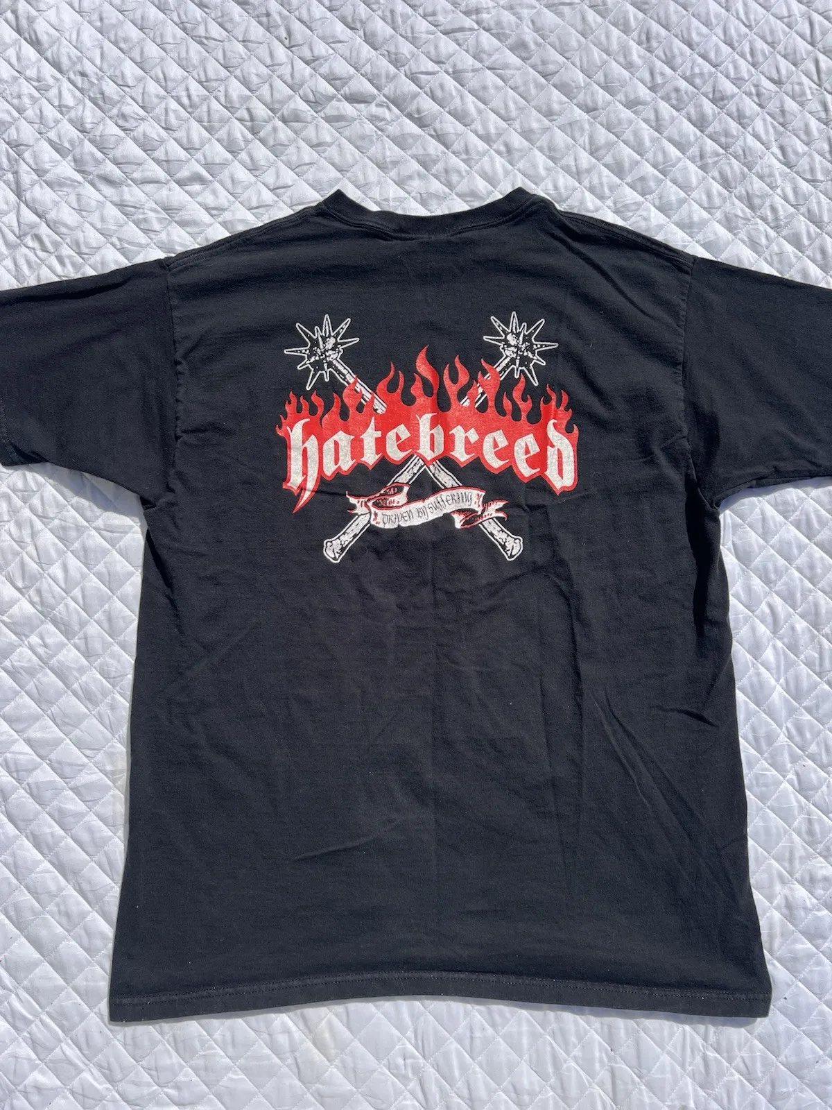 

Винтажная футболка Hatebreed Driven By Suffering, черная, размер XL Cro Mags Integrity