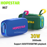 HOPESTAR H67 Dual Speakers Outdoor IPX7 Waterproof Subwoofer 3D Stereo Surround Wireless Bluetooth Speaker for Outdoor Camping