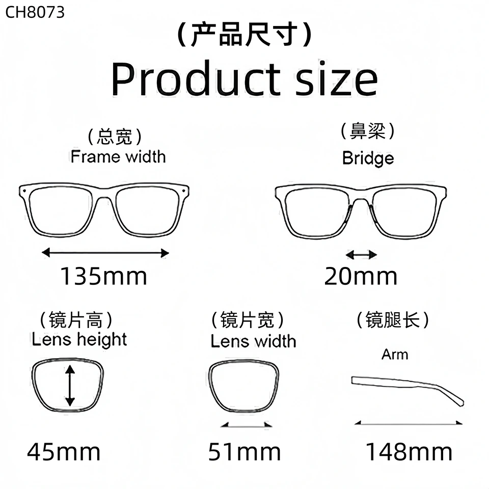 Elegant Women's Fashionable Round Titanium Frame Luxury Brand Men's Business Casual Prescription Multifocal Glasses