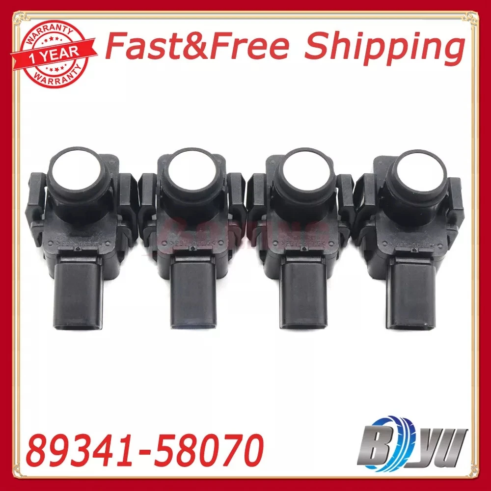 

4x 89341-58070 89341-58070-A0 NEW PDC Parking Sensor Bumper Reversing Radar For Toyota Prius Prime 2016-2018 89341-58070-C3