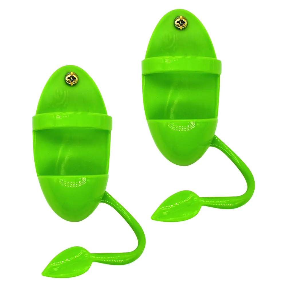 

2Pcs Bird Cage Cuttlebone Holder Parakeet Cockatiel Feeder Multifunctional Design Safe ABS Material Reusable Pet Accessory