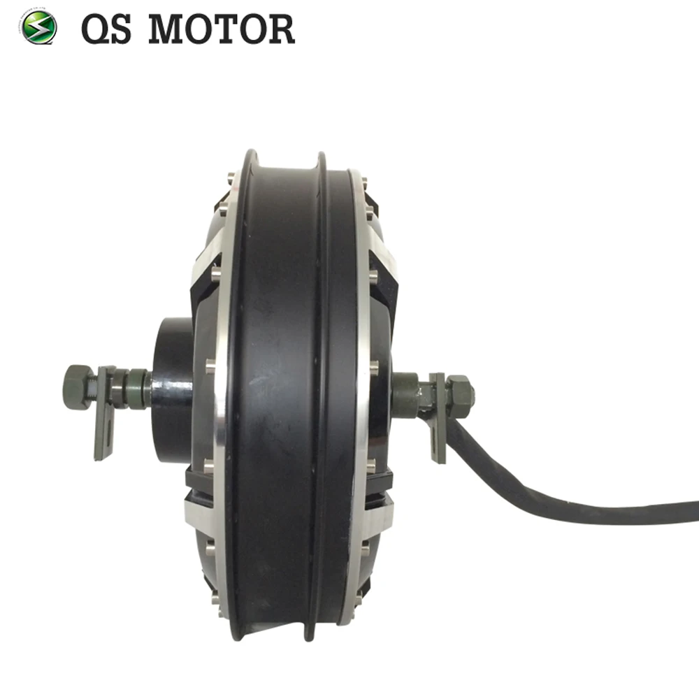 QSMOTOR 273 120KPH High Speed E-Motorcycle Spoke Hub Motor 8000W 50H V3 Brushless In Wheel Hub Motor for Electric Motorcycle