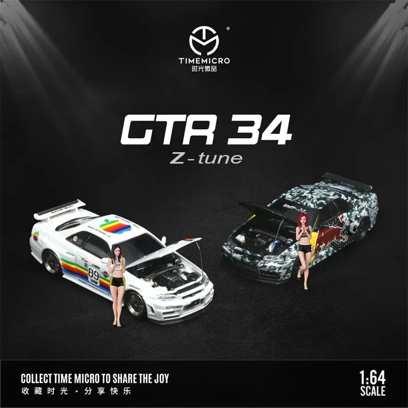 

Time Micro 1:64 GTR34 limited999 Diecast Model Car