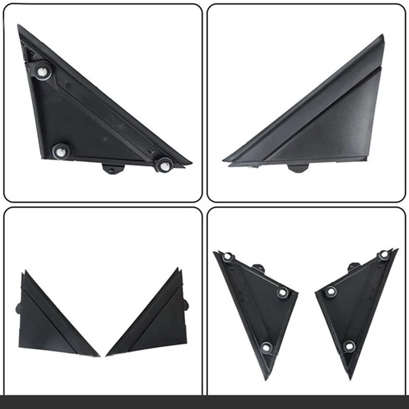 Espejo retrovisor derecho, espejo triangular, placa decorativa 1SH16KX7AA para Fiat 500 2012-2019, piezas de coche