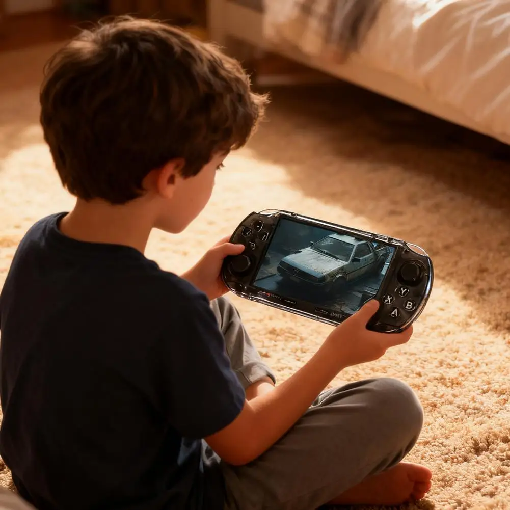 وحدة تحكم ألعاب محمولة ريترو، 64 جيجا، شاشة لمس 4.5 بوصة مع معالج لينكس المحمول 1080 بكسل 3000+ Gamin Z1K9 #1