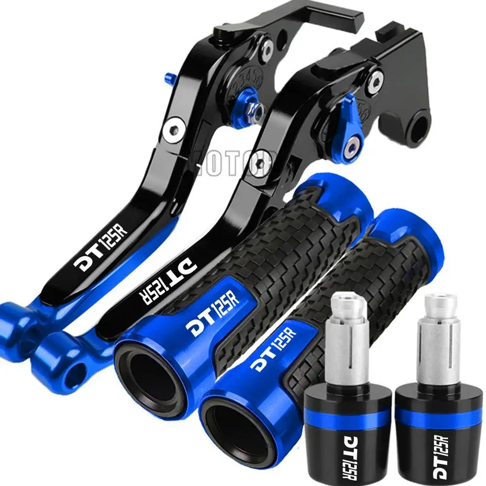 

DT125R For YAMAHA DT125R 1988 Motorcycle CNC Extendable Brake Clutch Levers 7/8"22MM Hand Grips Handlebar Ends DT 125R DT125 R