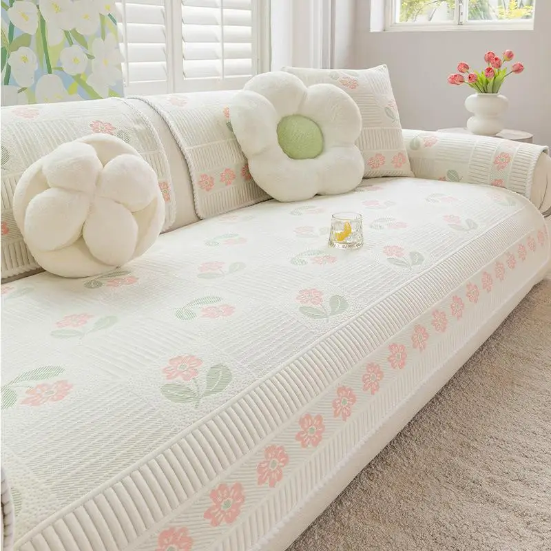 Sommer-Kühlmatte aus Eisseide, Speziell Geformter Sofabezug, Kühlende Wohnzimmer-Sitzkissen, Wohndekor – Detail 9