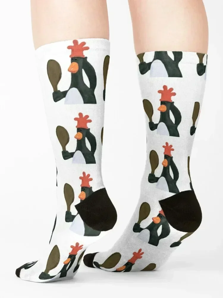 Plumas McGraw divertidos calcetines de tendencia medias deportivas Navidad antideslizante nuevo en calcetines de hombre marca de lujo para mujer