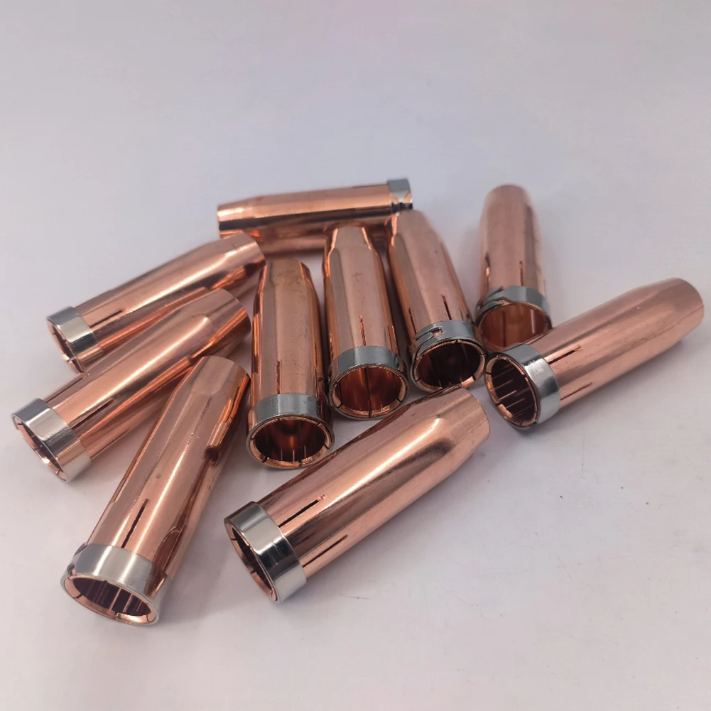 Adaptable Welding Nozzle Design for plasma for welder Gas Delivery Conical Nozzle 76 Mm Length Adaptable Design Copper Material