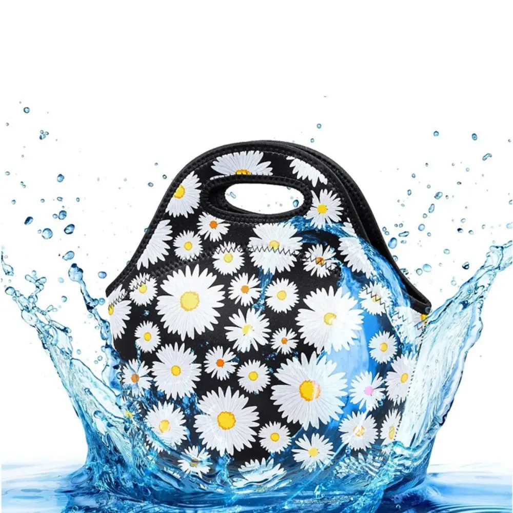 핸드백 휴대용 도시락 상자 네오프렌 누출 방지 절연 저녁 식사 가방 휴대용 대용량 절연 점심 가방 캠핑