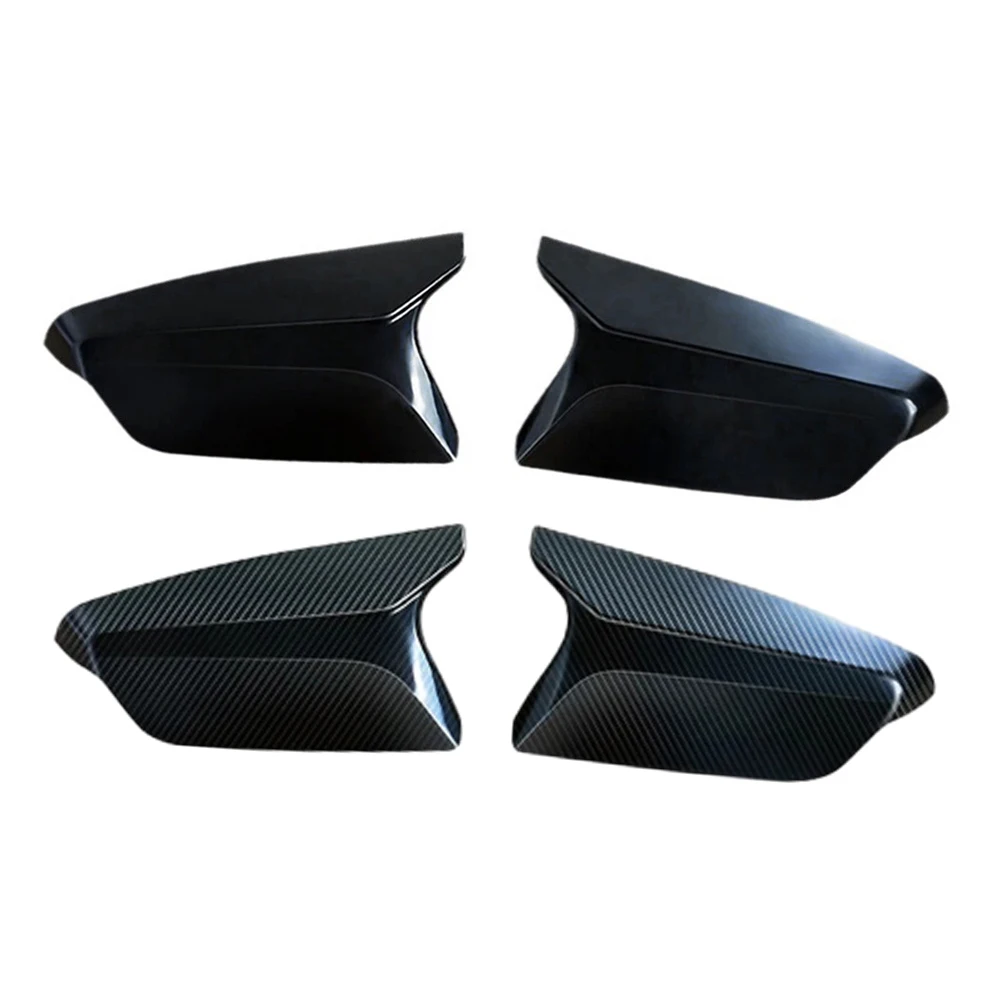 1 Pair Car Side Mirror Cover ABS Carbon Fiber Rear View Mirror Housing Caps For Chevrolet Malibu XL 2016 2017 2018 2019 2020