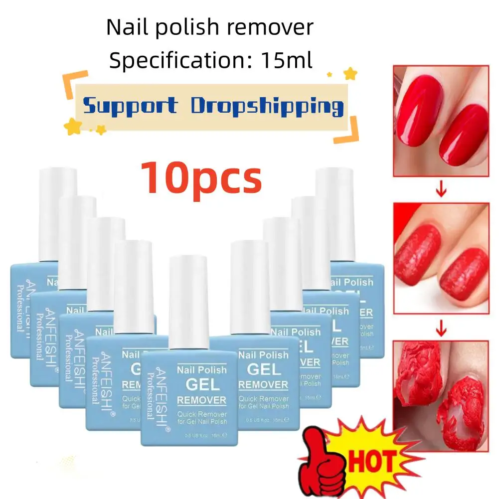 10 pz sgrassatore per unghie rimuovere smalto per unghie Magic Burst Gel Remover Soak Primer Coat Cleaner Nail Gel Remover strumenti per Manicure